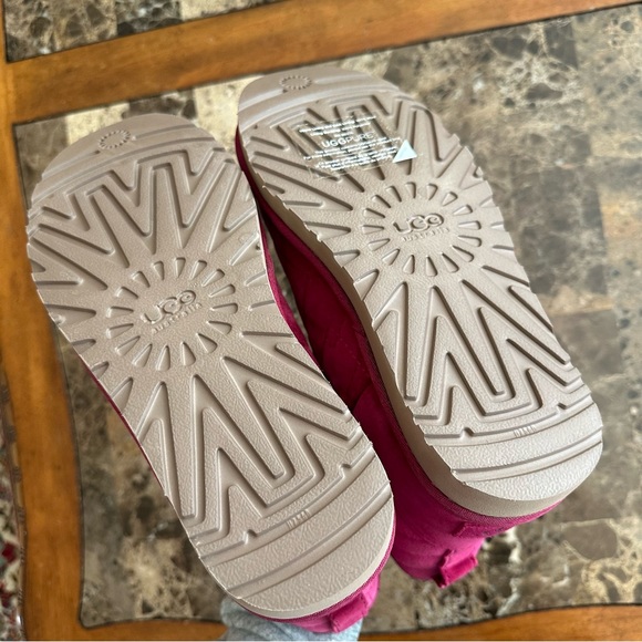 Authentic UGG Pink Leather Arden Boots - Picture 13 of 14